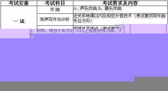 中国音乐学院2016年留学生本科招生简章