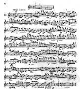 开赛小提琴练习曲乐谱下载 第31首