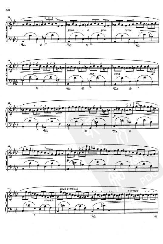 钢琴乐谱下载 肖邦练习曲Opus 25 Nr.2