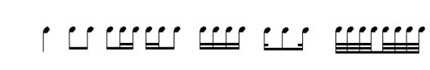 音乐高考基本乐理知识 单拍子的音值组合法(1)