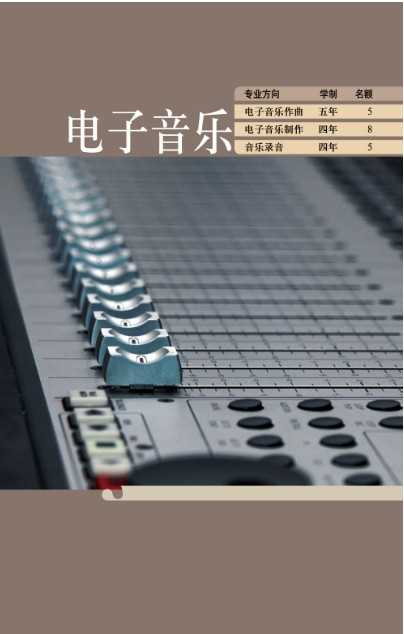 2018年中央音乐学院声电子音乐招生计划及考试要求